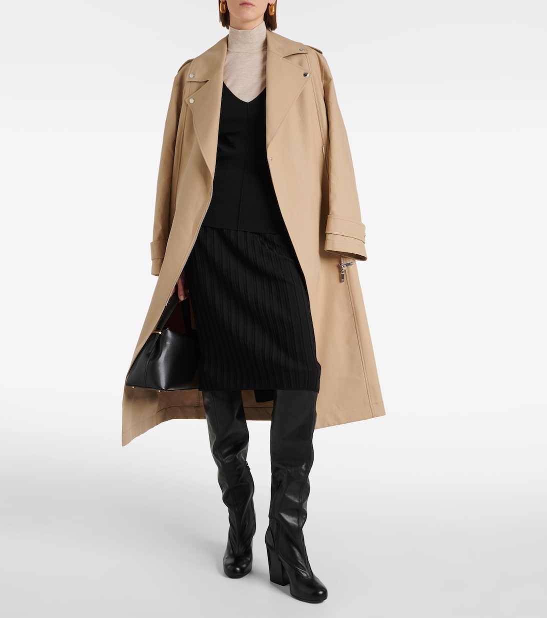 Gonna midi in maglia a coste | Joseph