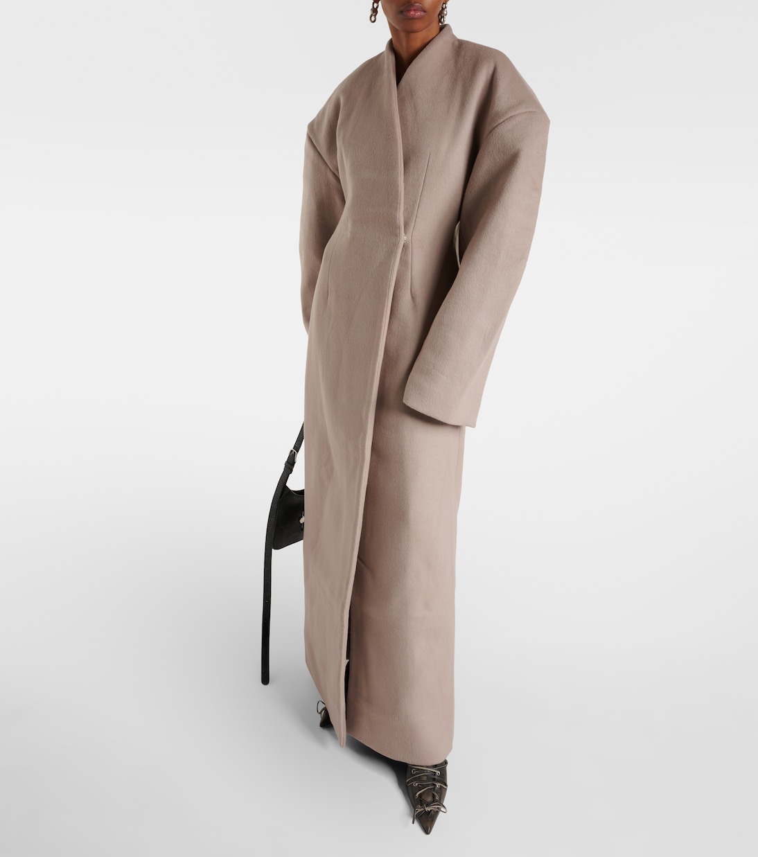 Boxy wool-blend coat | Entire Studios