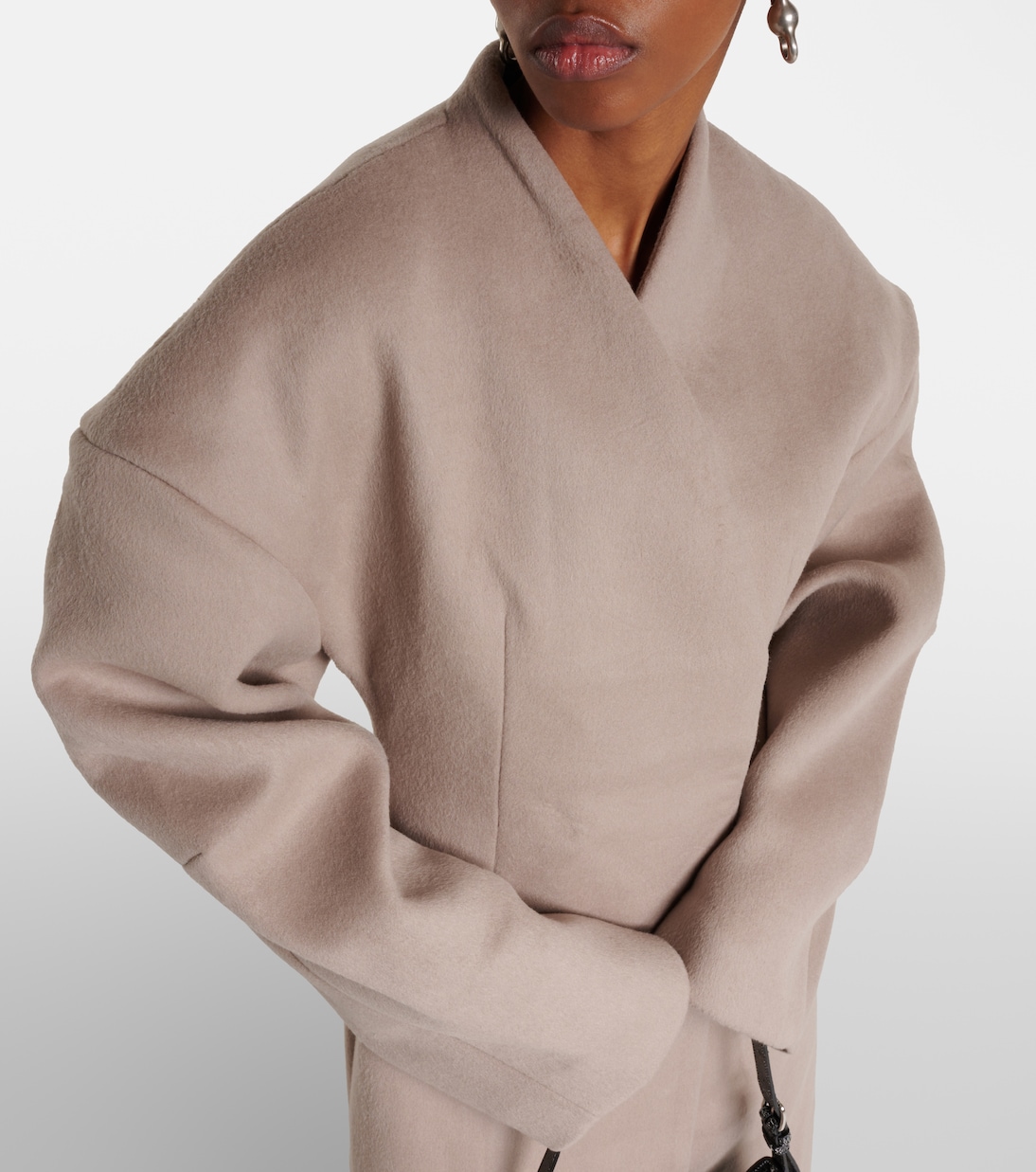 Boxy wool-blend coat | Entire Studios