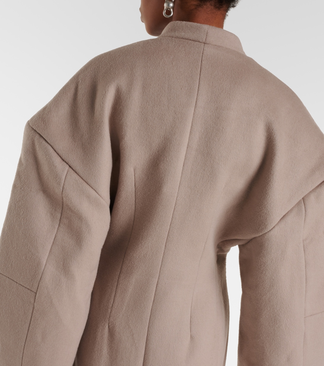 Boxy wool-blend coat | Entire Studios