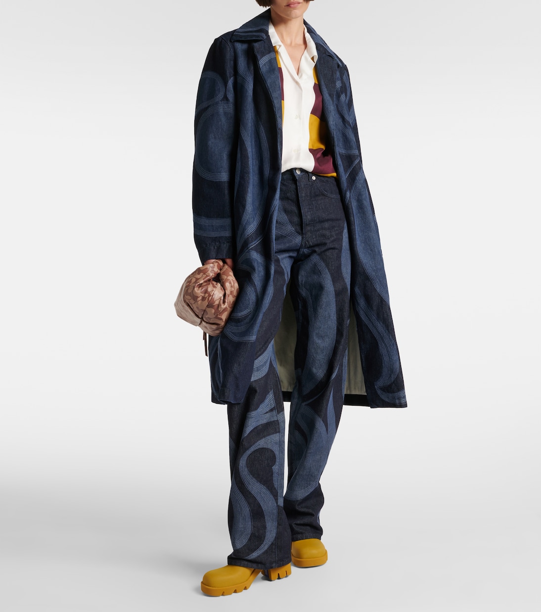 Soprabito di jeans con ricamo | Dries Van Noten