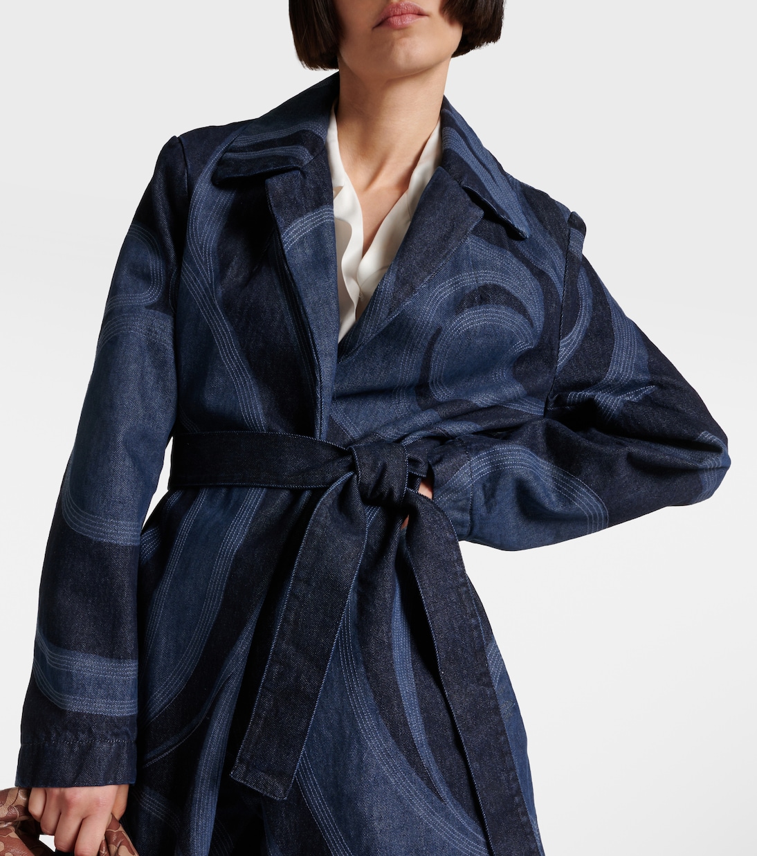 Soprabito di jeans con ricamo | Dries Van Noten
