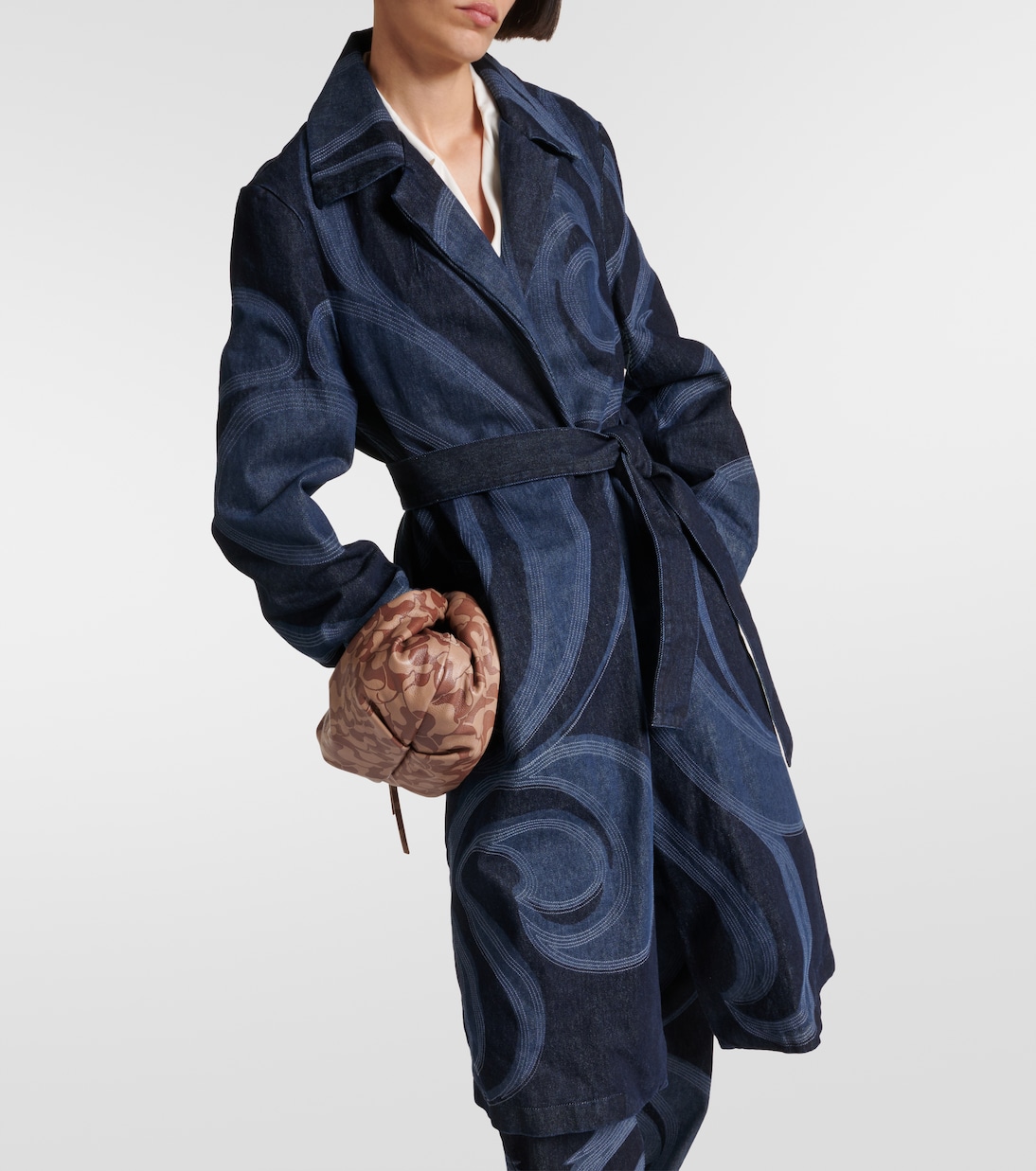 Soprabito di jeans con ricamo | Dries Van Noten