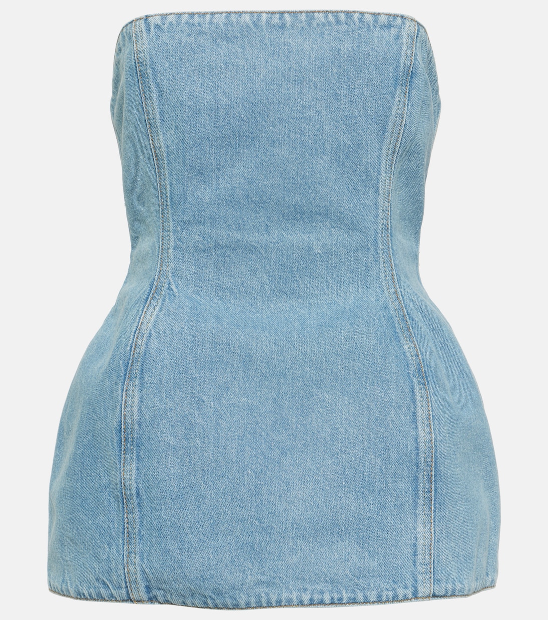 Strapless denim corset | Magda Butrym