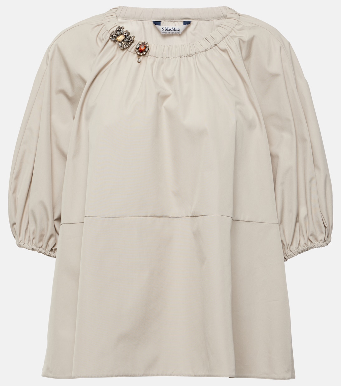 Top de popelín de algodón | 'S Max Mara