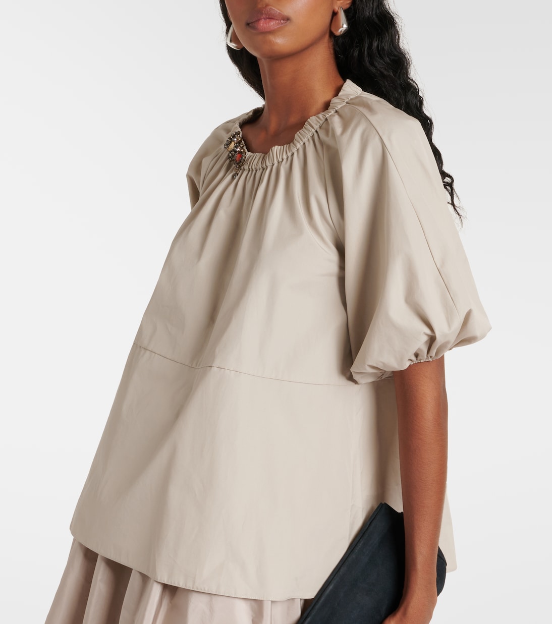 Top de popelín de algodón | 'S Max Mara