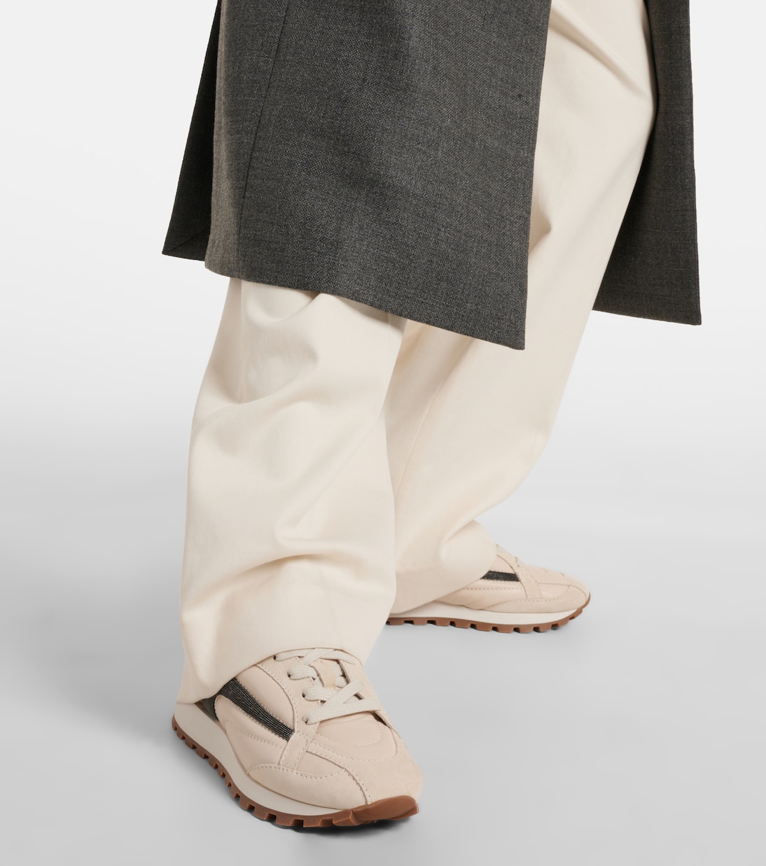 Sneakers Runner in suede | Brunello Cucinelli
