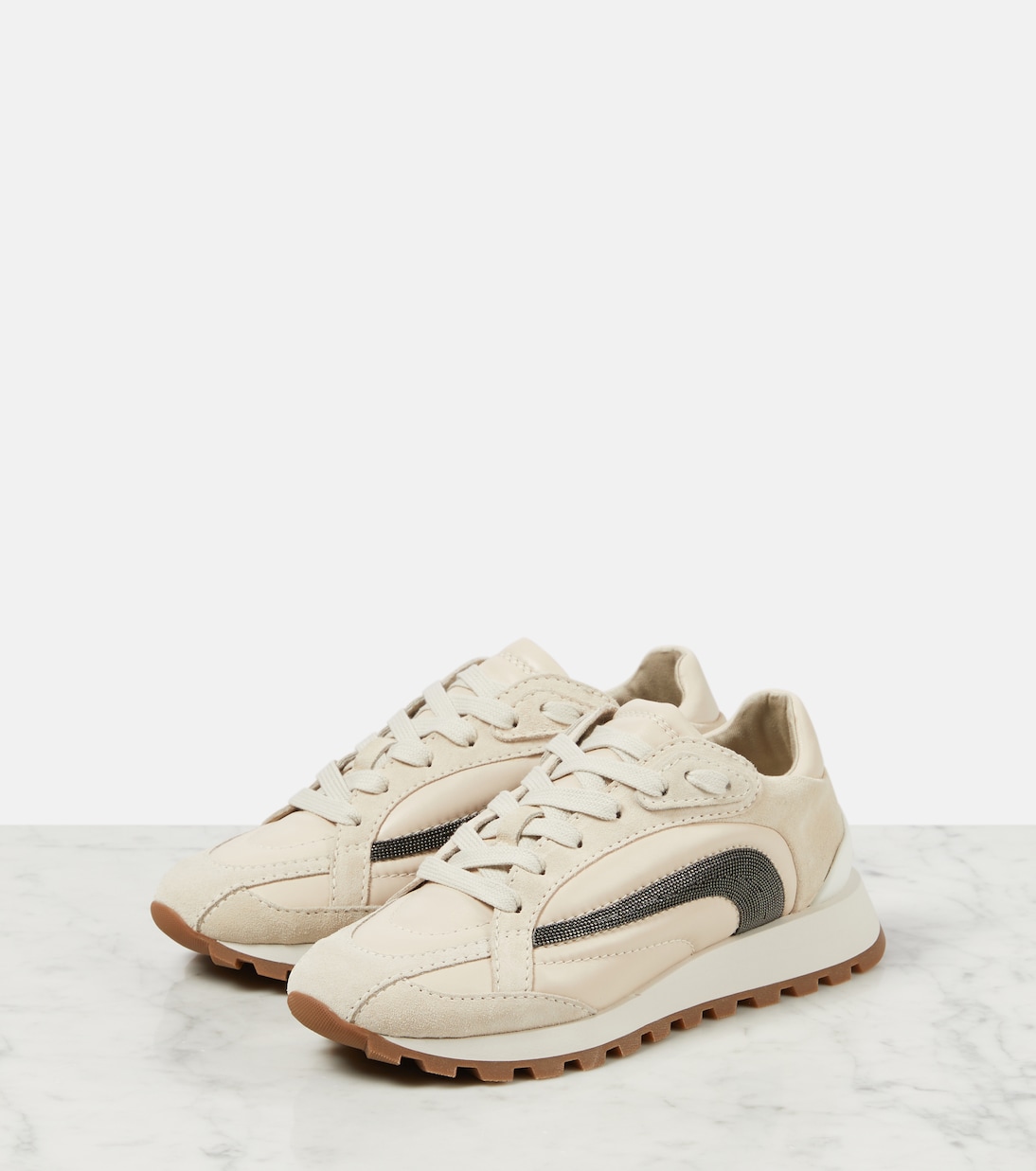Sneakers Runner in suede | Brunello Cucinelli