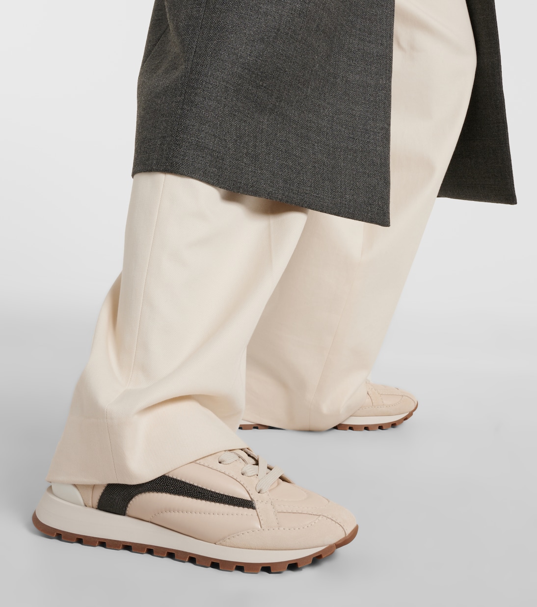 Sneakers Runner in suede | Brunello Cucinelli