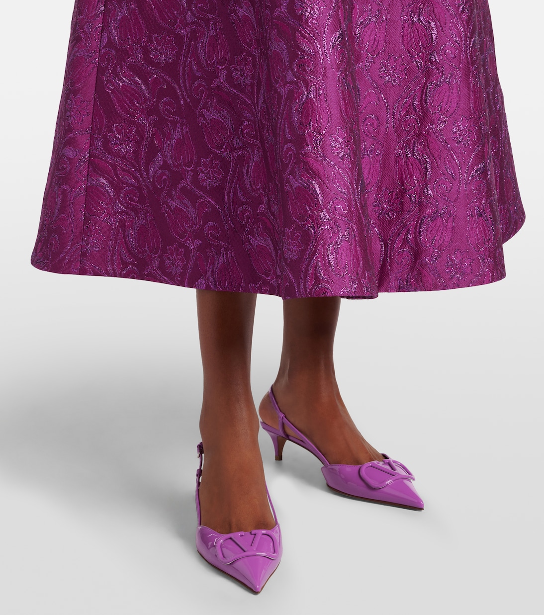 Pumps slingback VLogo Signature in vernice | Valentino Garavani