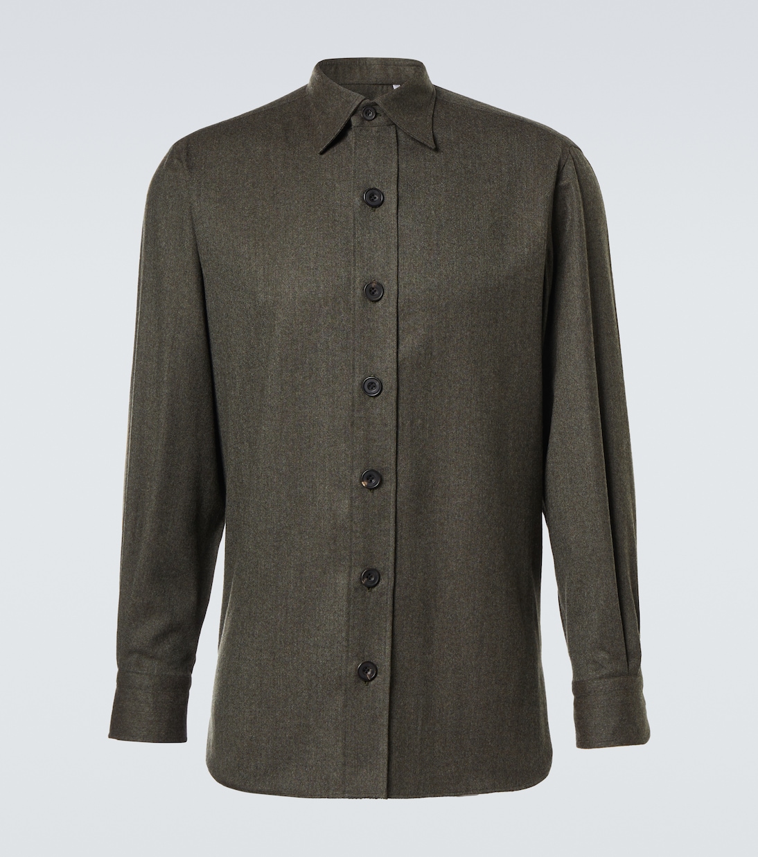 Virgin wool overshirt | Rubinacci