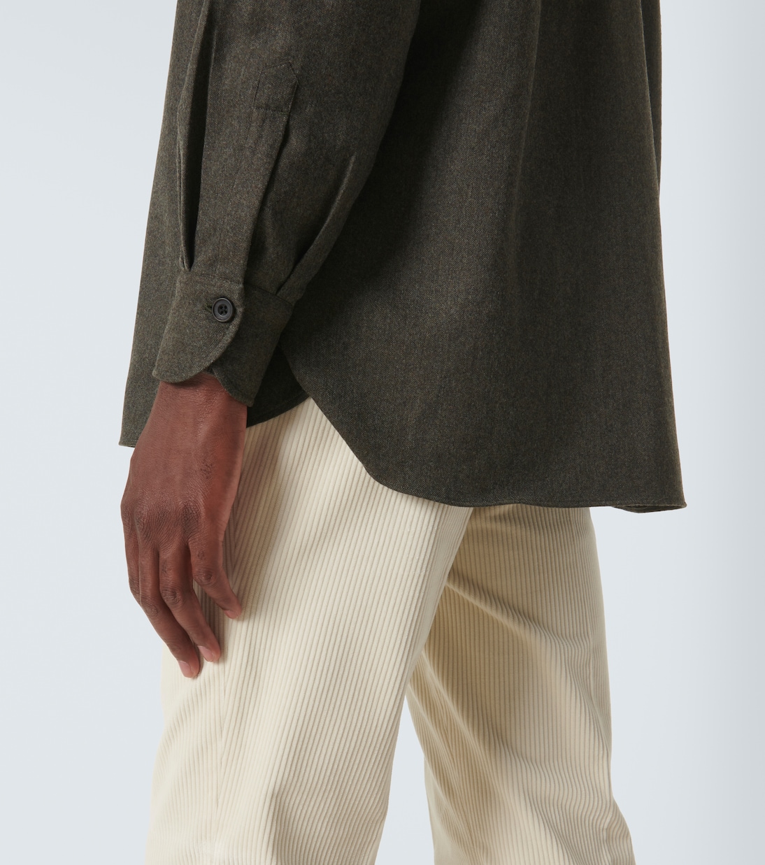 Virgin wool overshirt | Rubinacci
