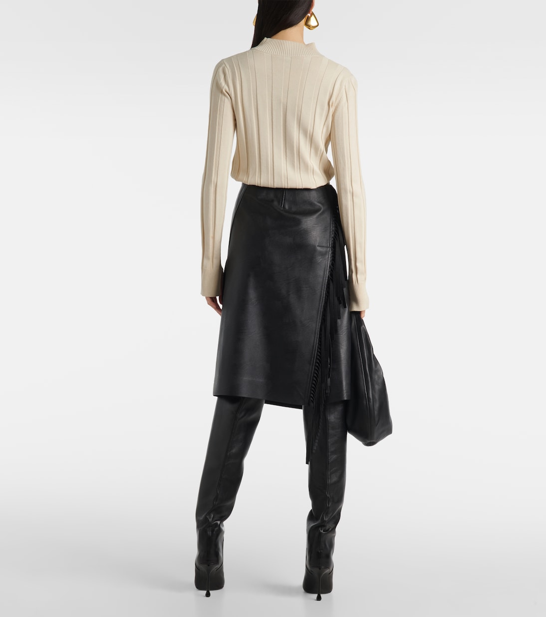 Gonna midi Alter in similpelle | Stella McCartney