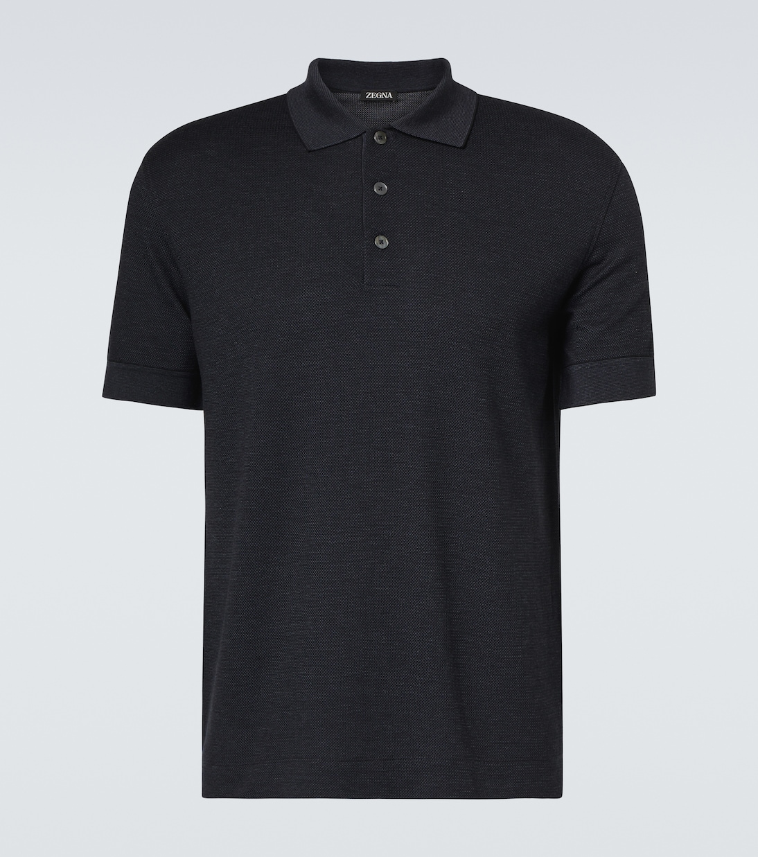 Polo de algodón y seda  | Zegna