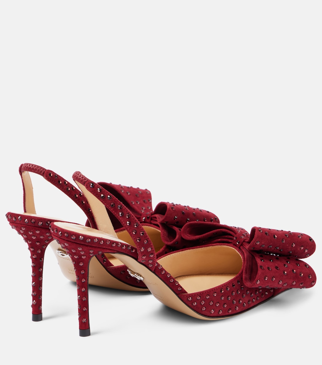 Le Cadeau 85 suede slingback pumps | Mach & Mach