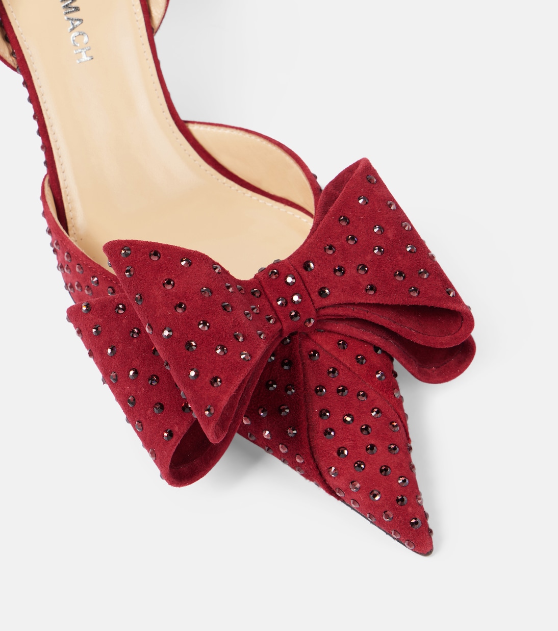 Le Cadeau 85 suede slingback pumps | Mach & Mach