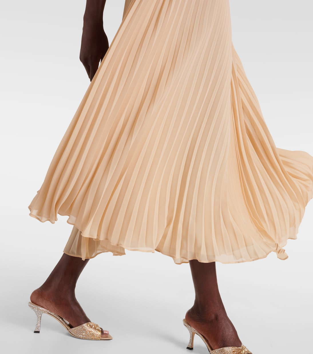 Midikleid mit Bouclé | Self-Portrait