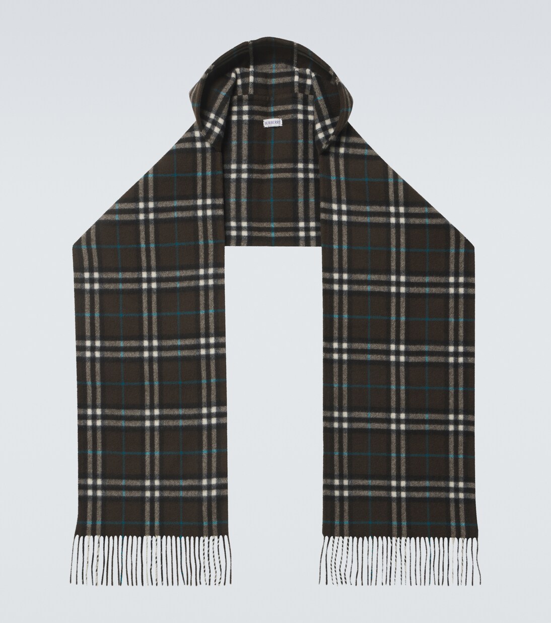 Bufanda con capucha de cachemir a cuadros | Burberry