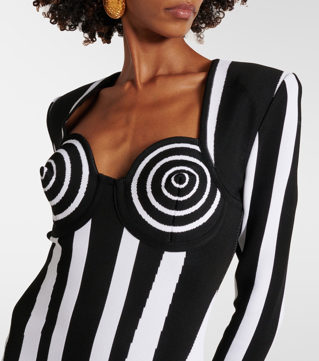 Robe rayée | Balmain