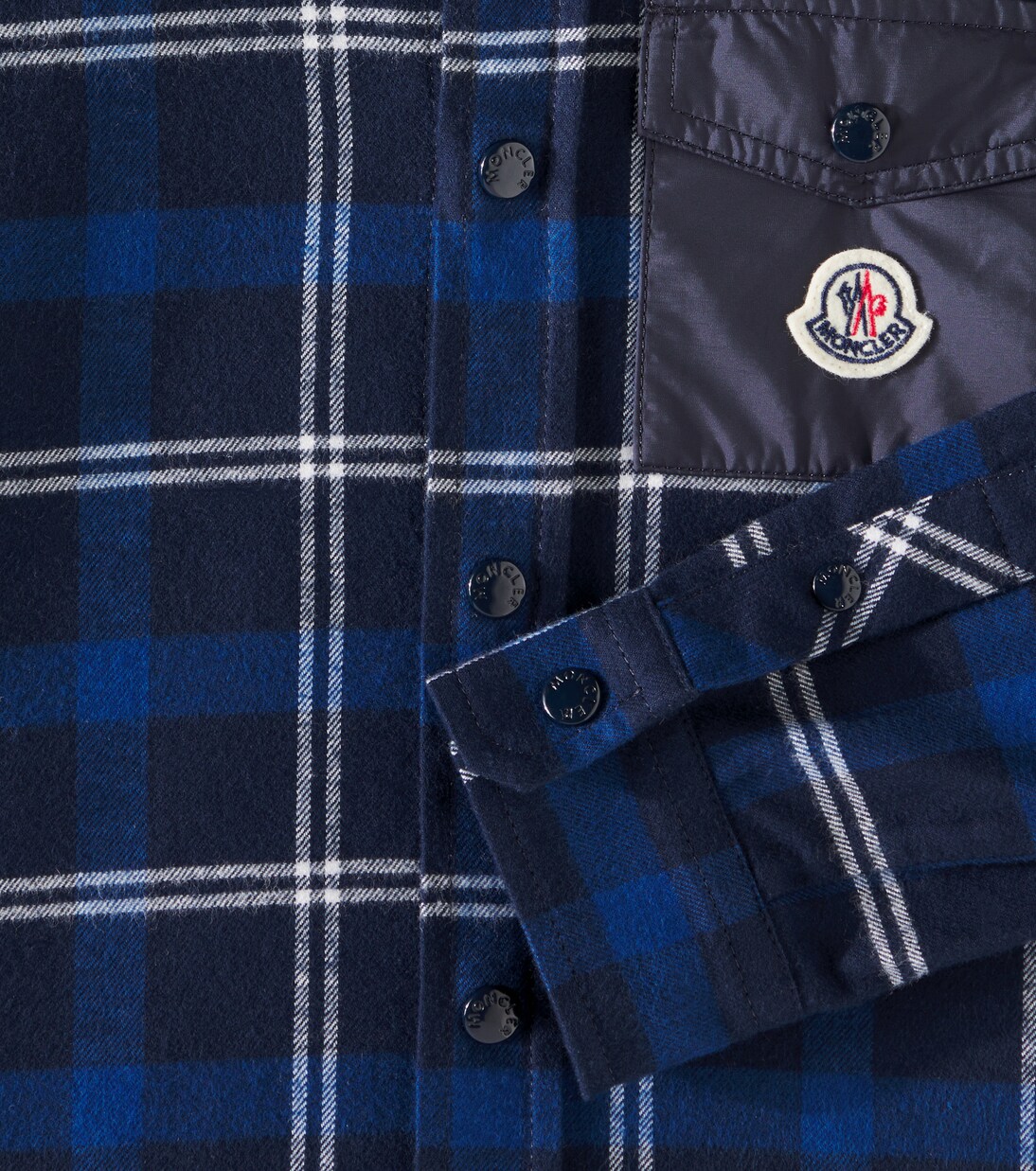 Camicia in flanella di cotone a quadri | Moncler Enfant