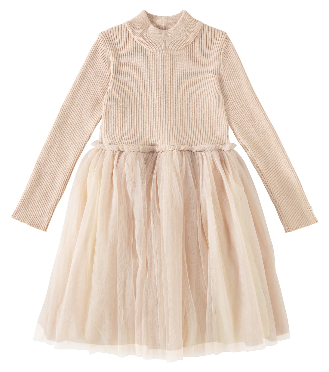 Abito Lotus in tulle e misto lana | Donsje