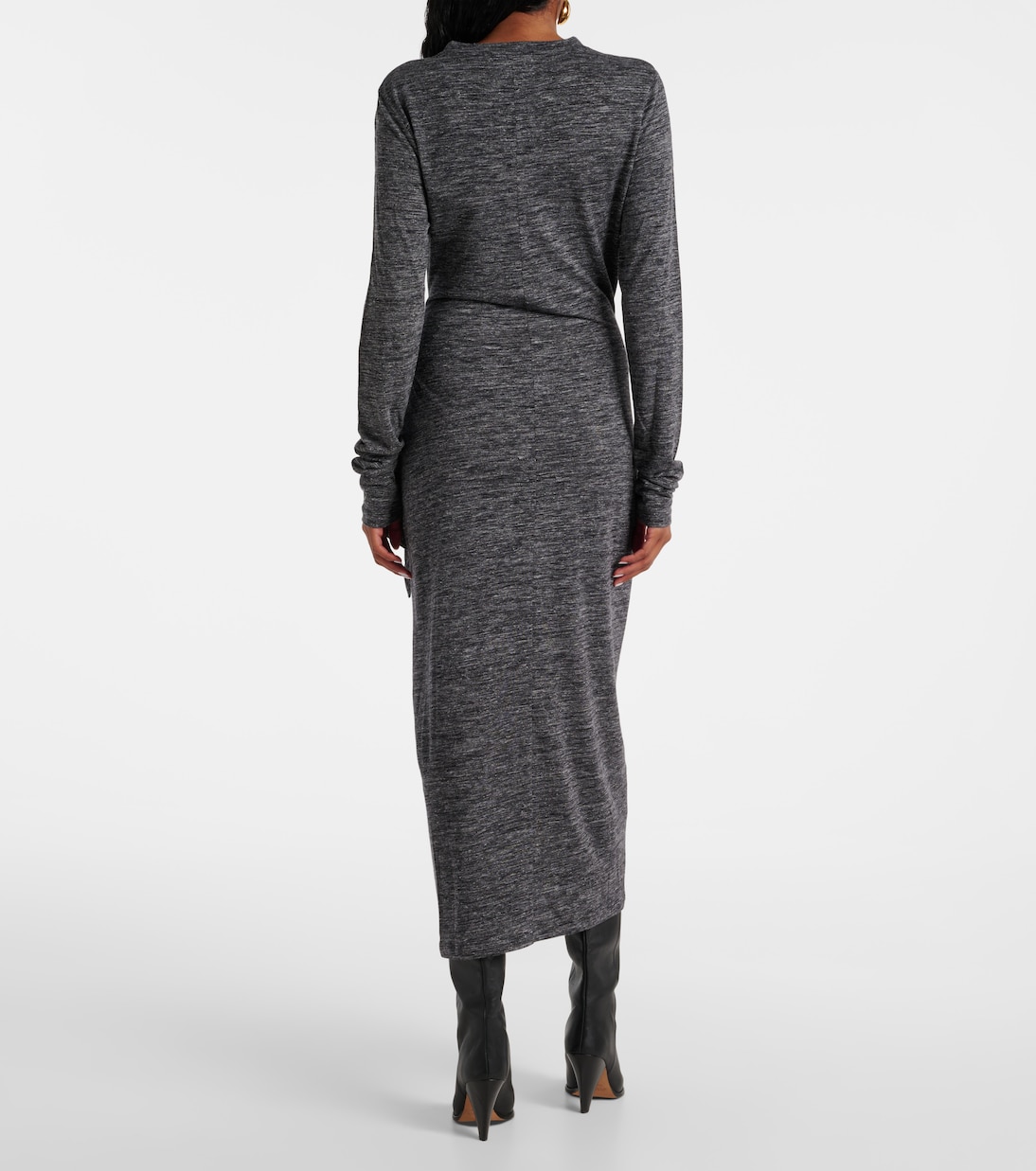 Lisy midi dress in grey Marant Etoile Mytheresa
