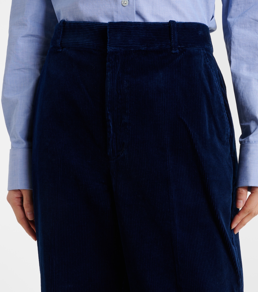 Pantalon droit à taille haute en coton | Polo Ralph Lauren