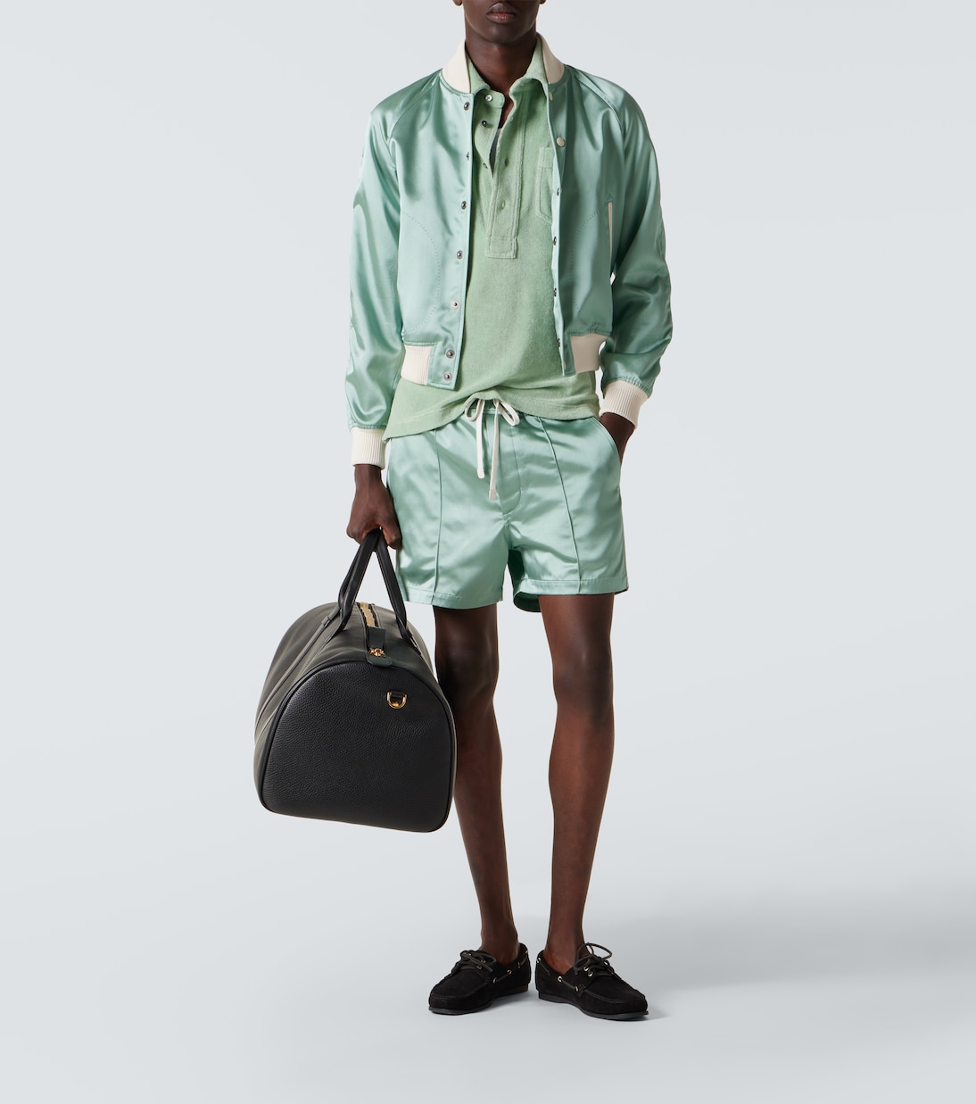 Veste bomber en satin | Tom Ford