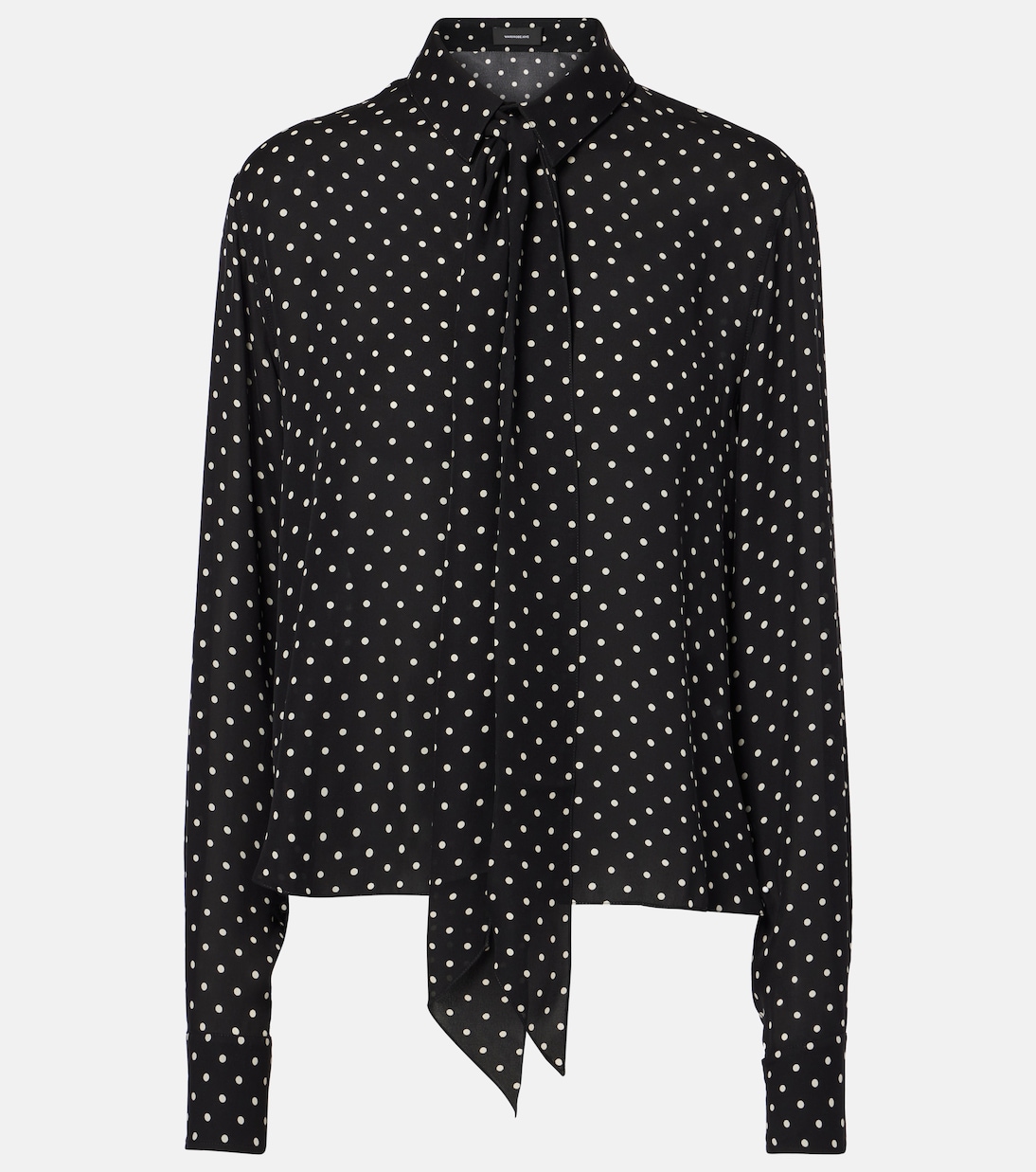 Blusa in seta a pois | Wardrobe.NYC