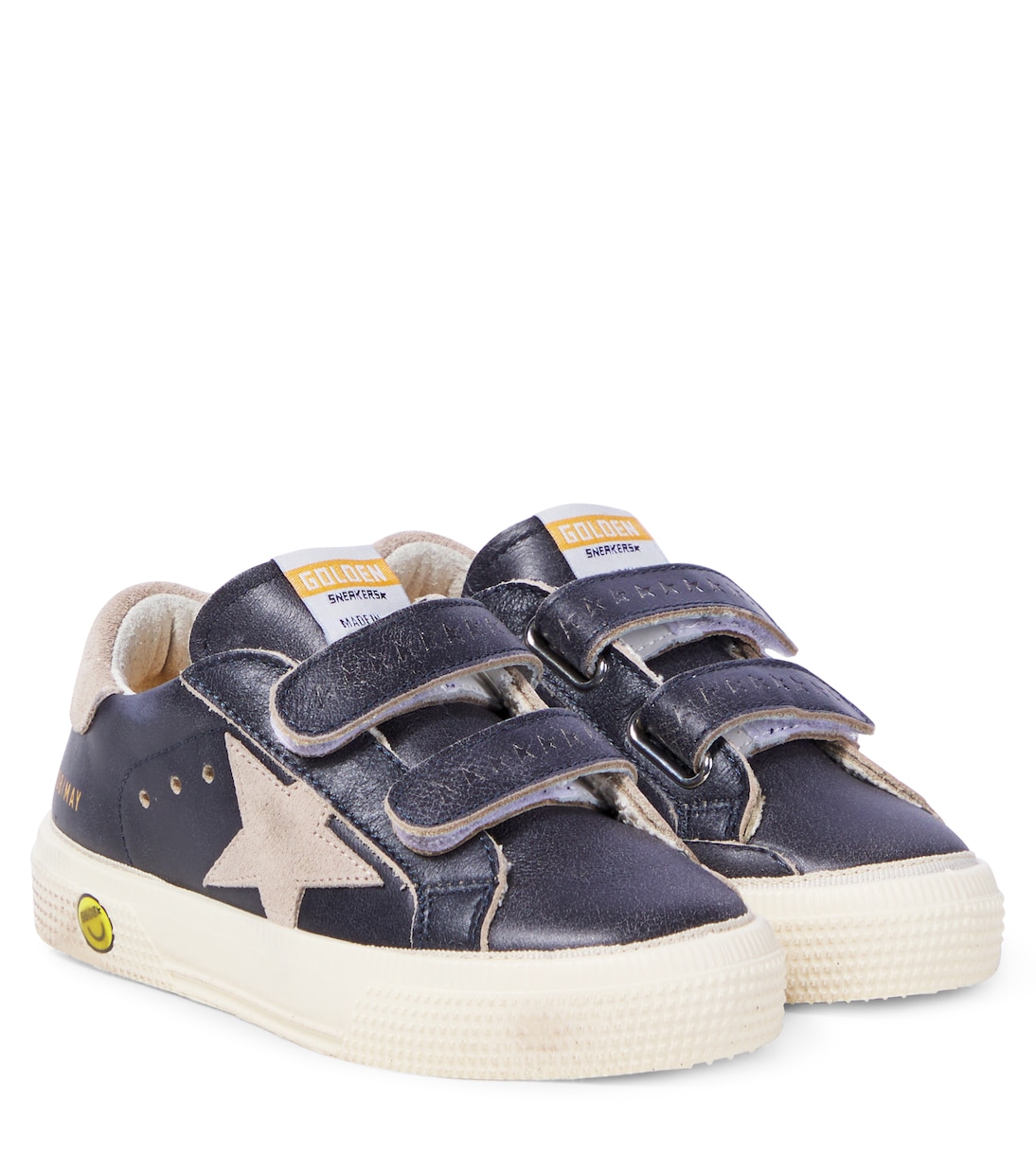 Baskets May School en cuir | Golden Goose Kids