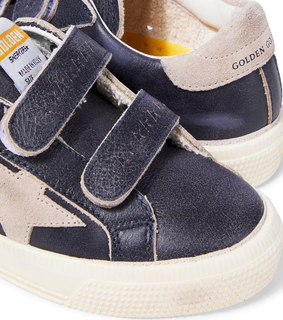 Baskets May School en cuir | Golden Goose Kids