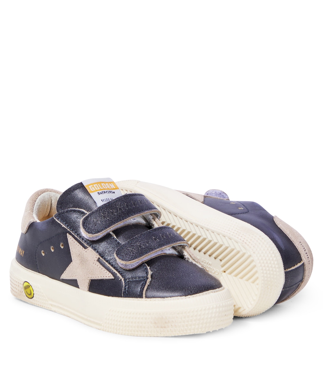 Baskets May School en cuir | Golden Goose Kids
