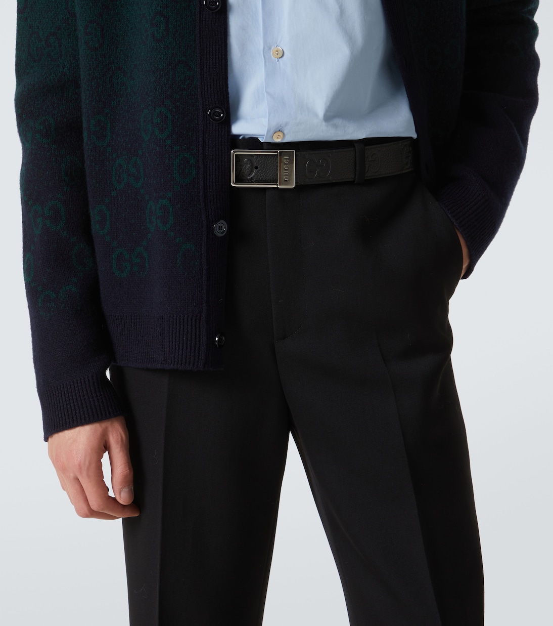 Gürtel GG aus Leder | Gucci