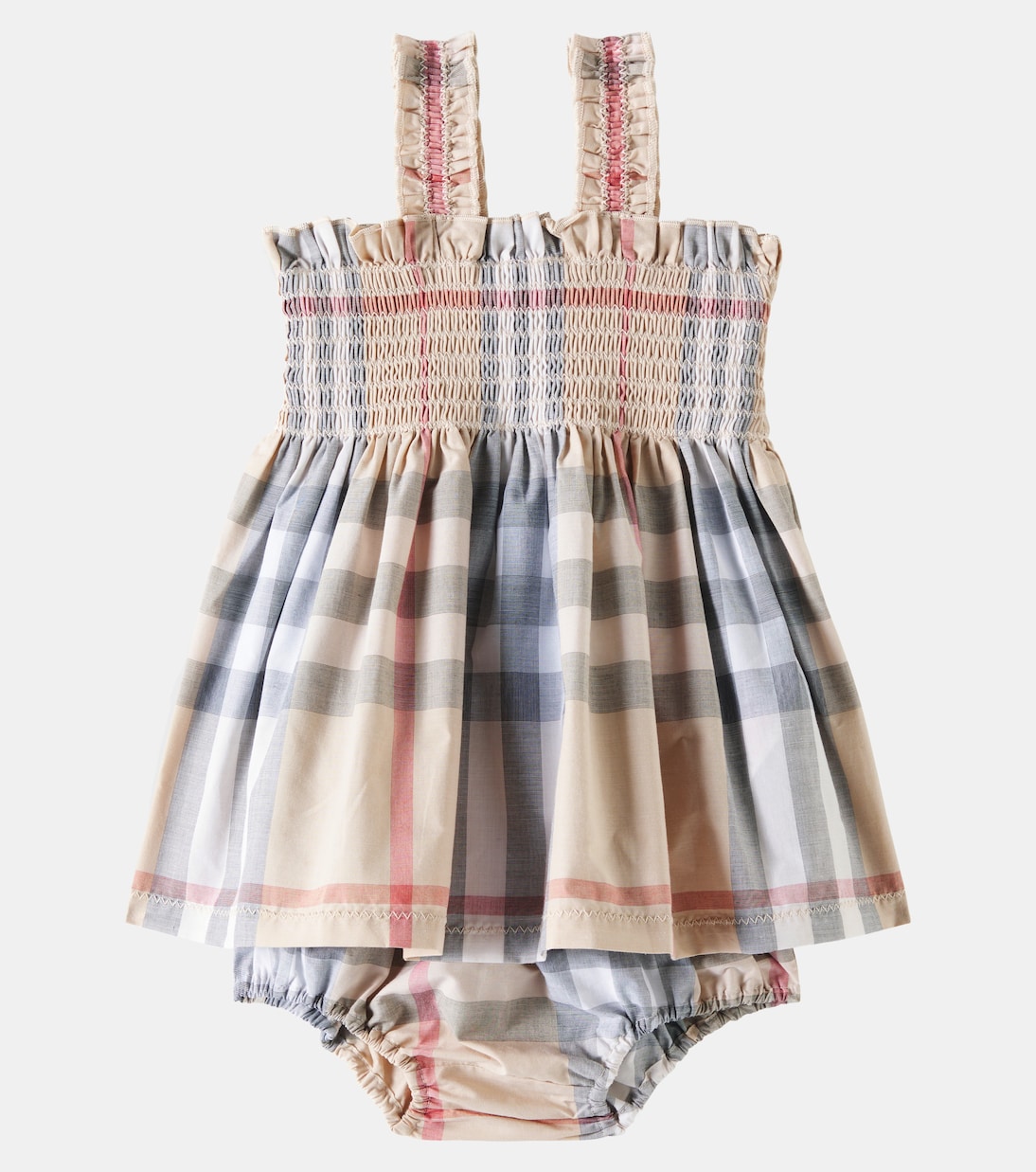 Baby Set Burberry Check aus Kleid und Höschen | Burberry Kids
