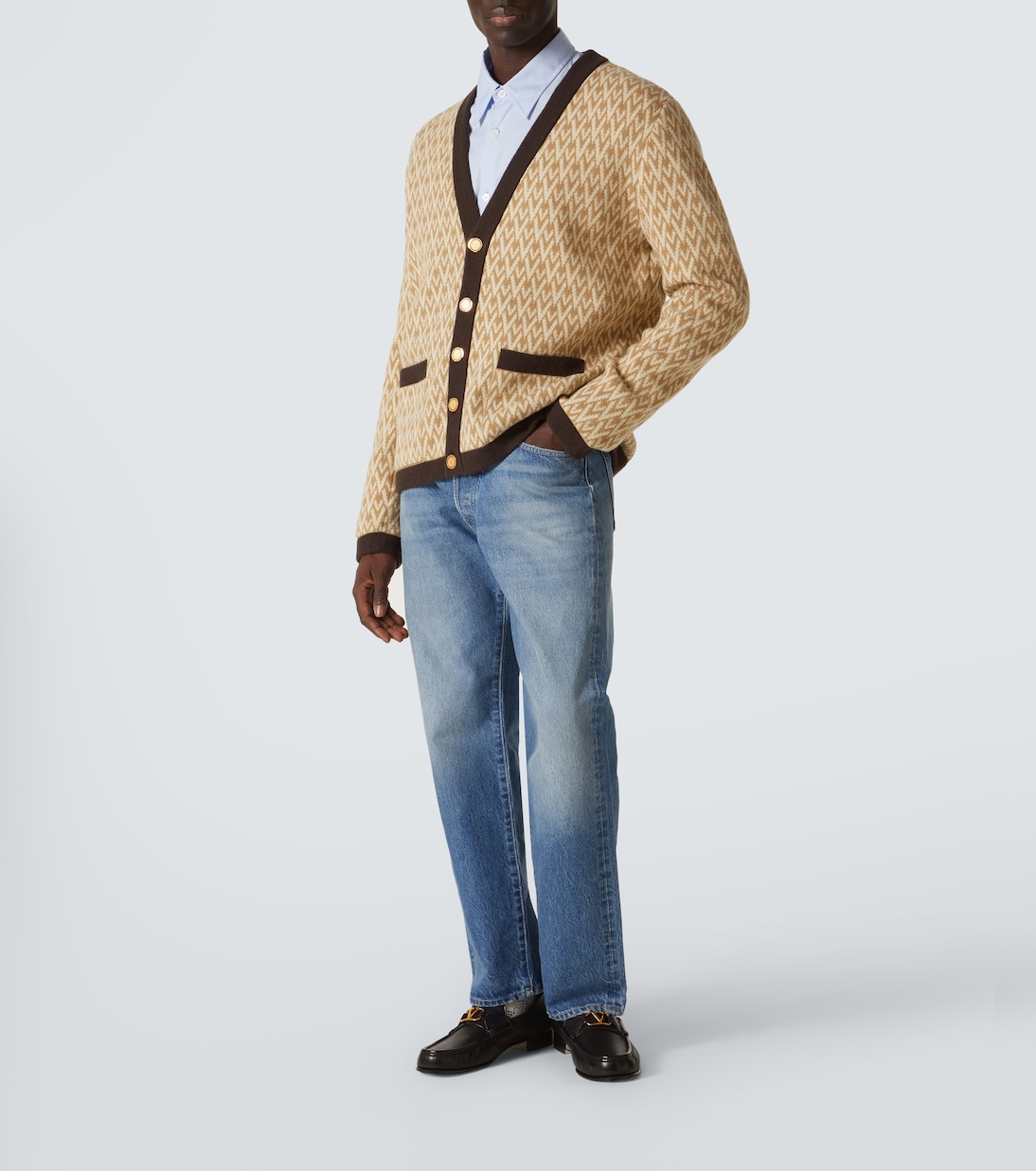 Faded straight jeans | Valentino