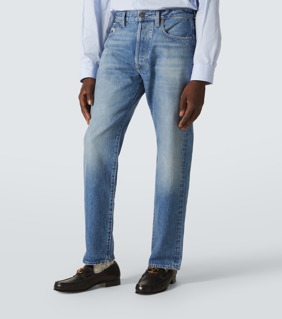 Faded straight jeans | Valentino