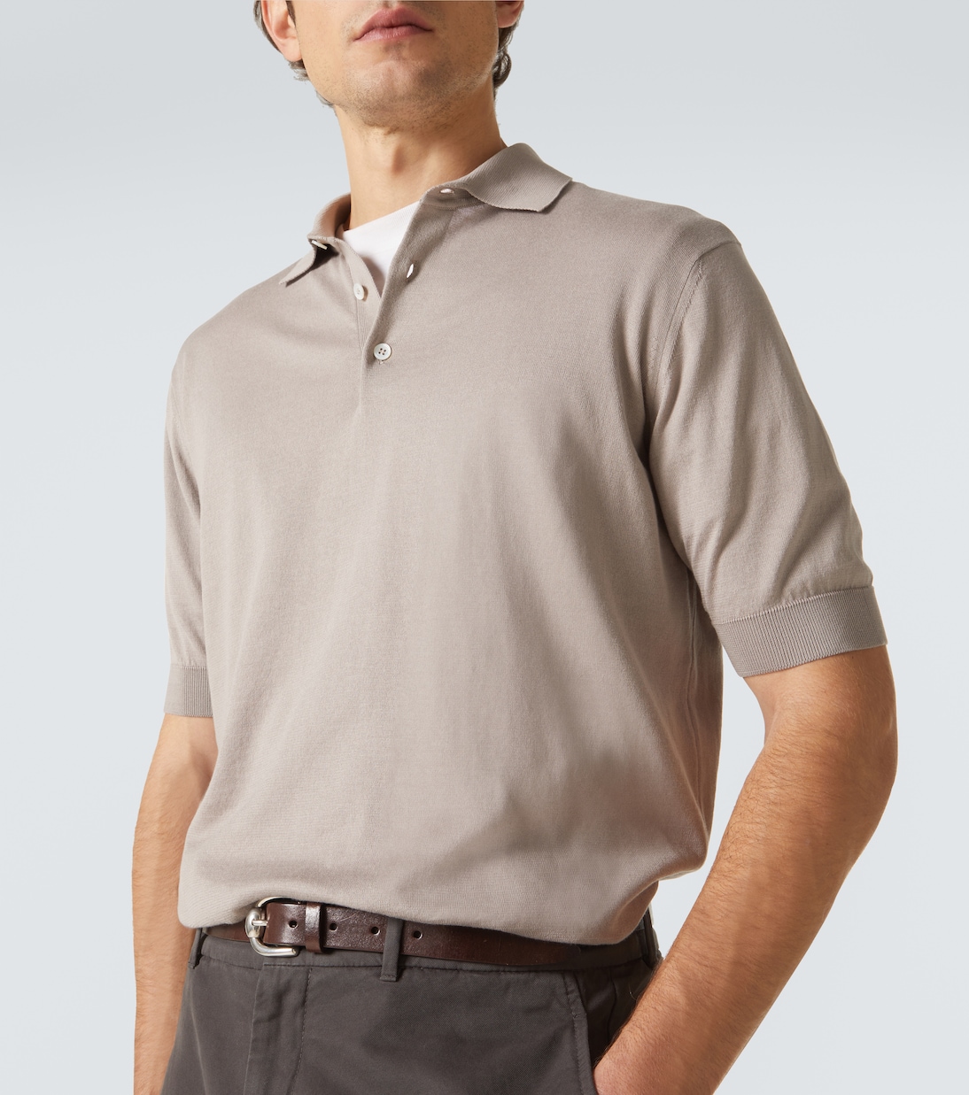 Polo in maglia di cotone | Lardini