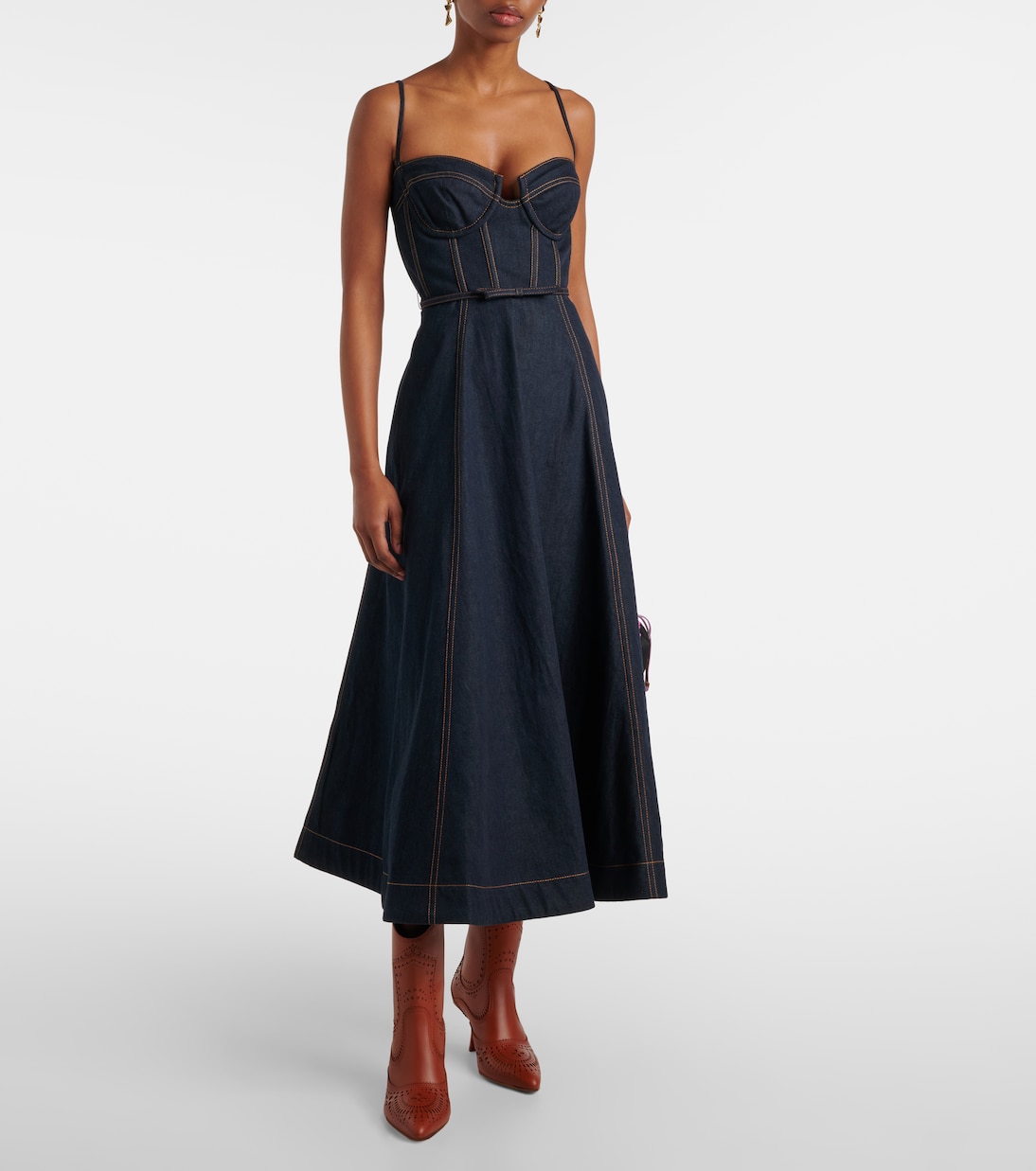 Robe Crush en jean | Zimmermann