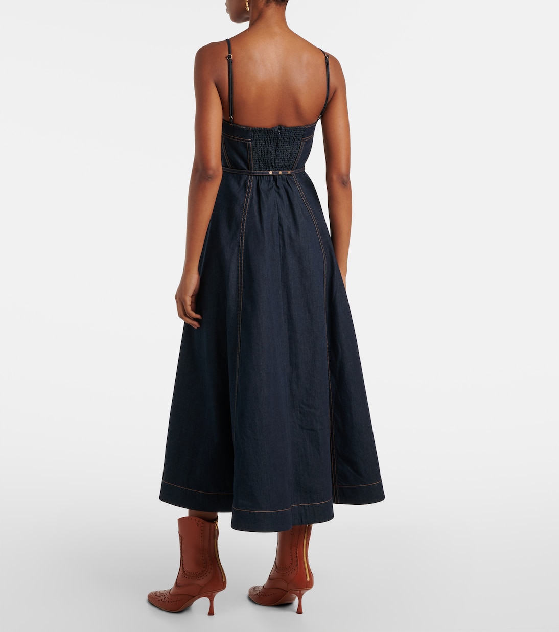 Robe Crush en jean | Zimmermann