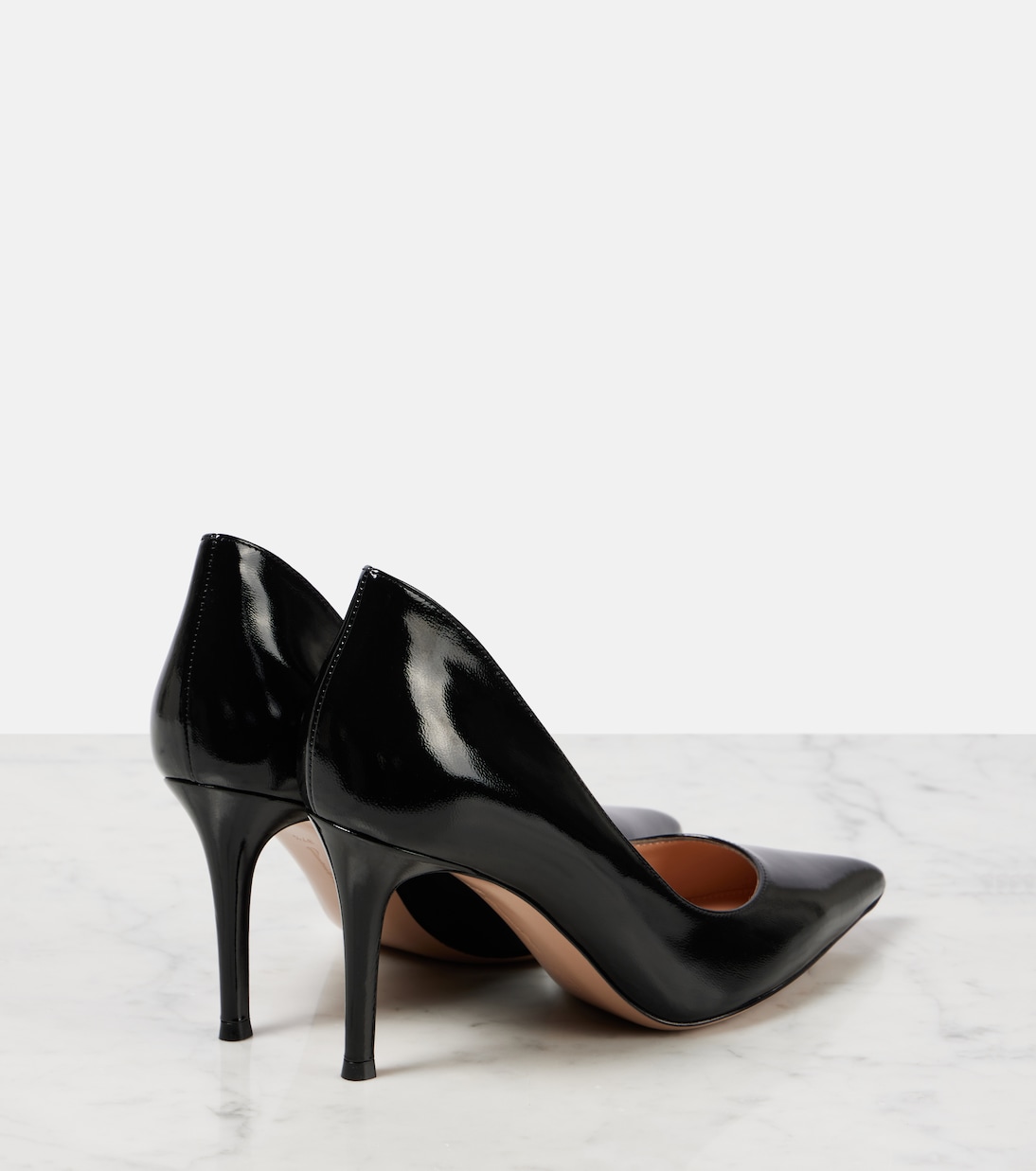 Escarpins Ellipsis 85 en cuir verni | Gianvito Rossi
