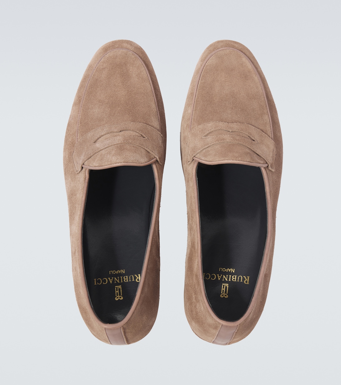 Loafers aus Veloursleder | Rubinacci