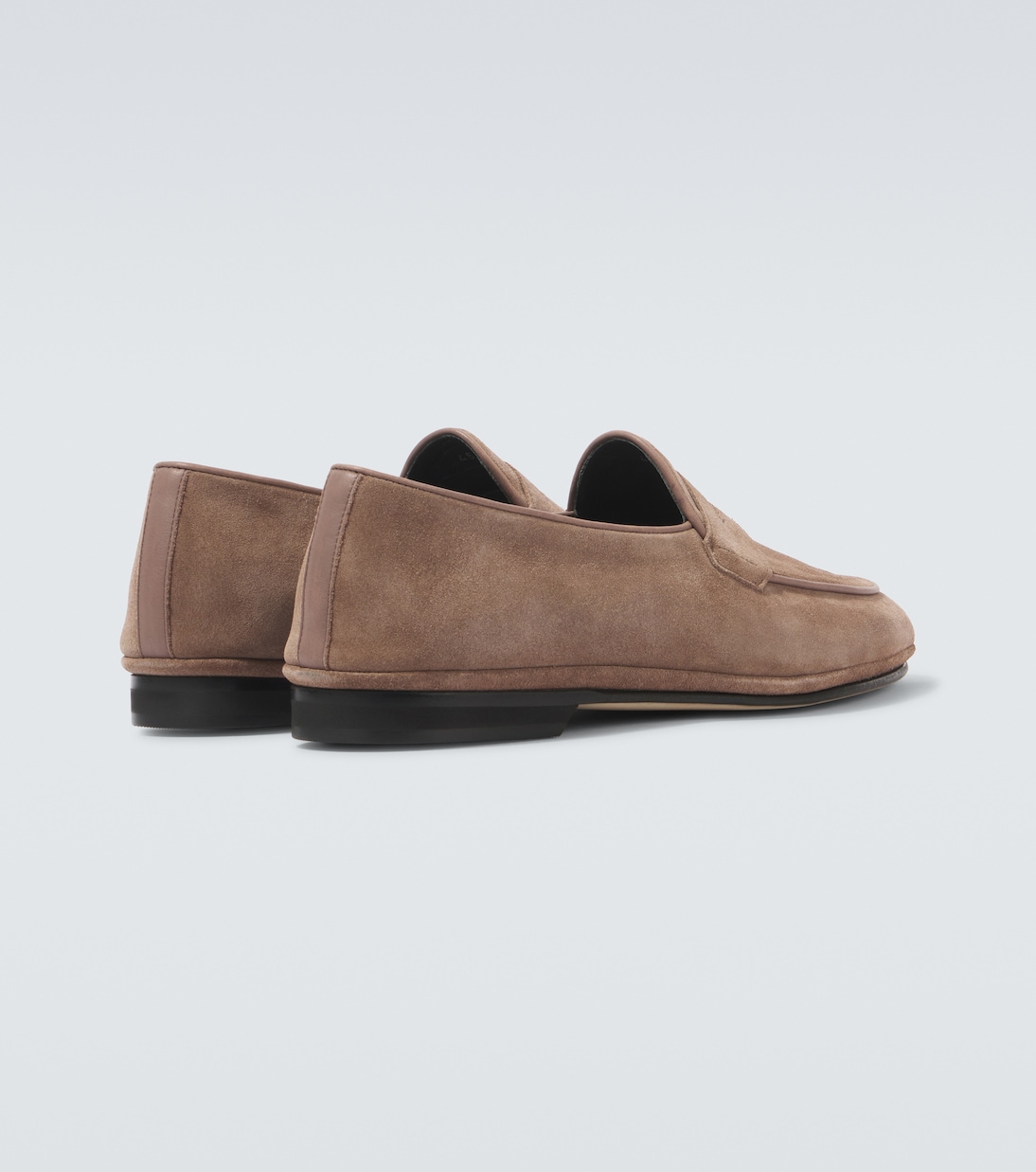 Loafers aus Veloursleder | Rubinacci