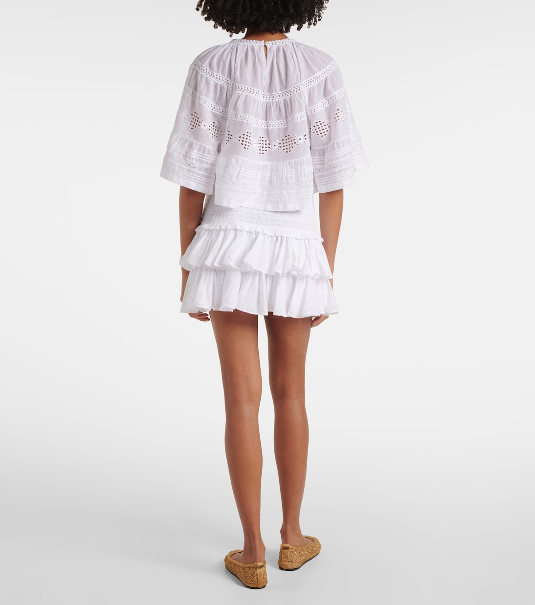 Top Dilama in voile di cotone con ricamo | Marant Etoile