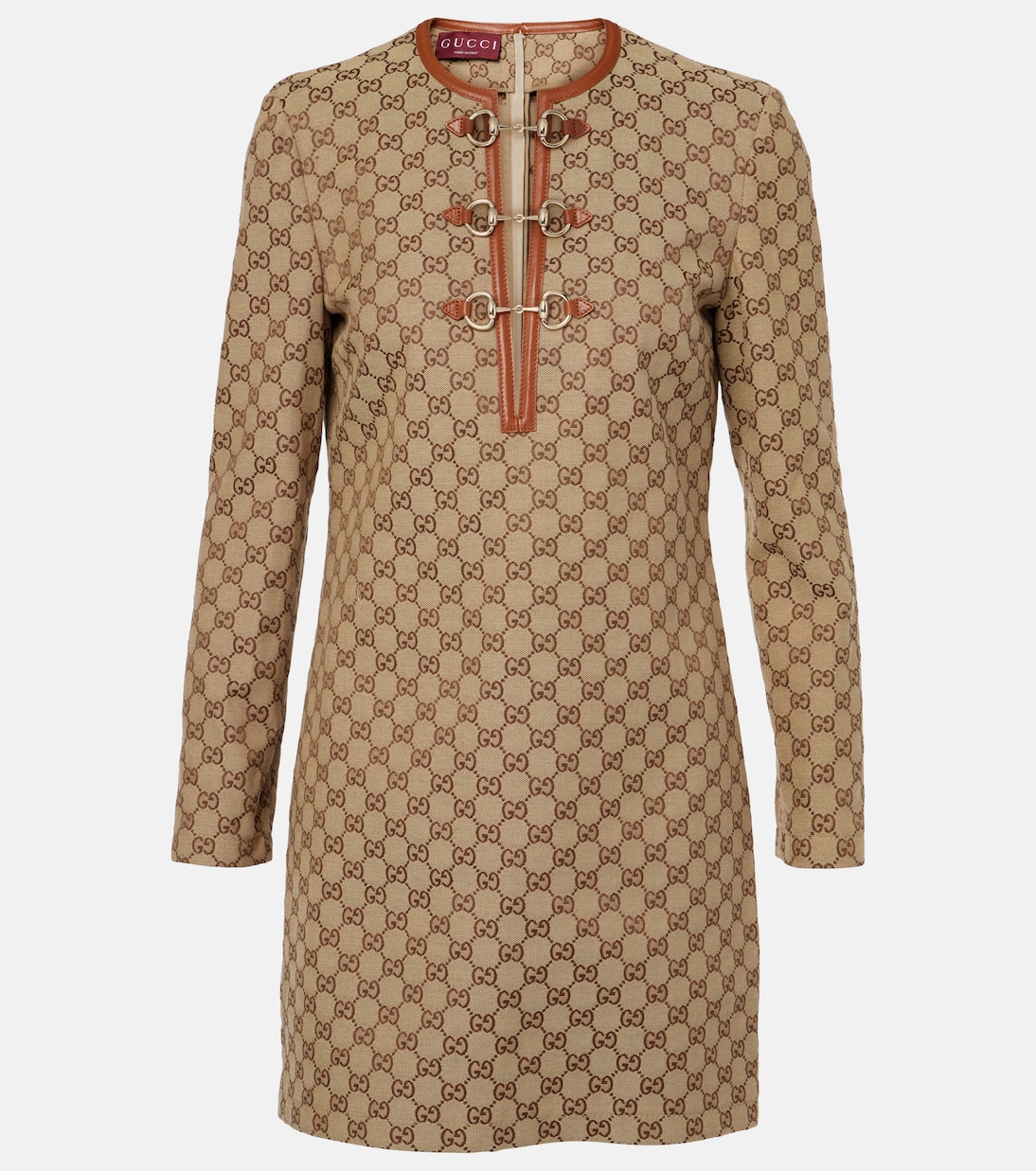 Horsebit GG canvas minidress | Gucci