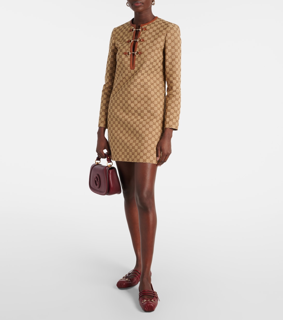 Horsebit GG canvas minidress | Gucci
