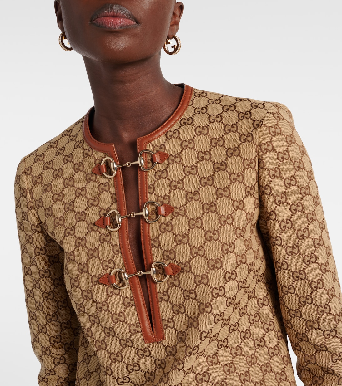 Horsebit GG canvas minidress | Gucci