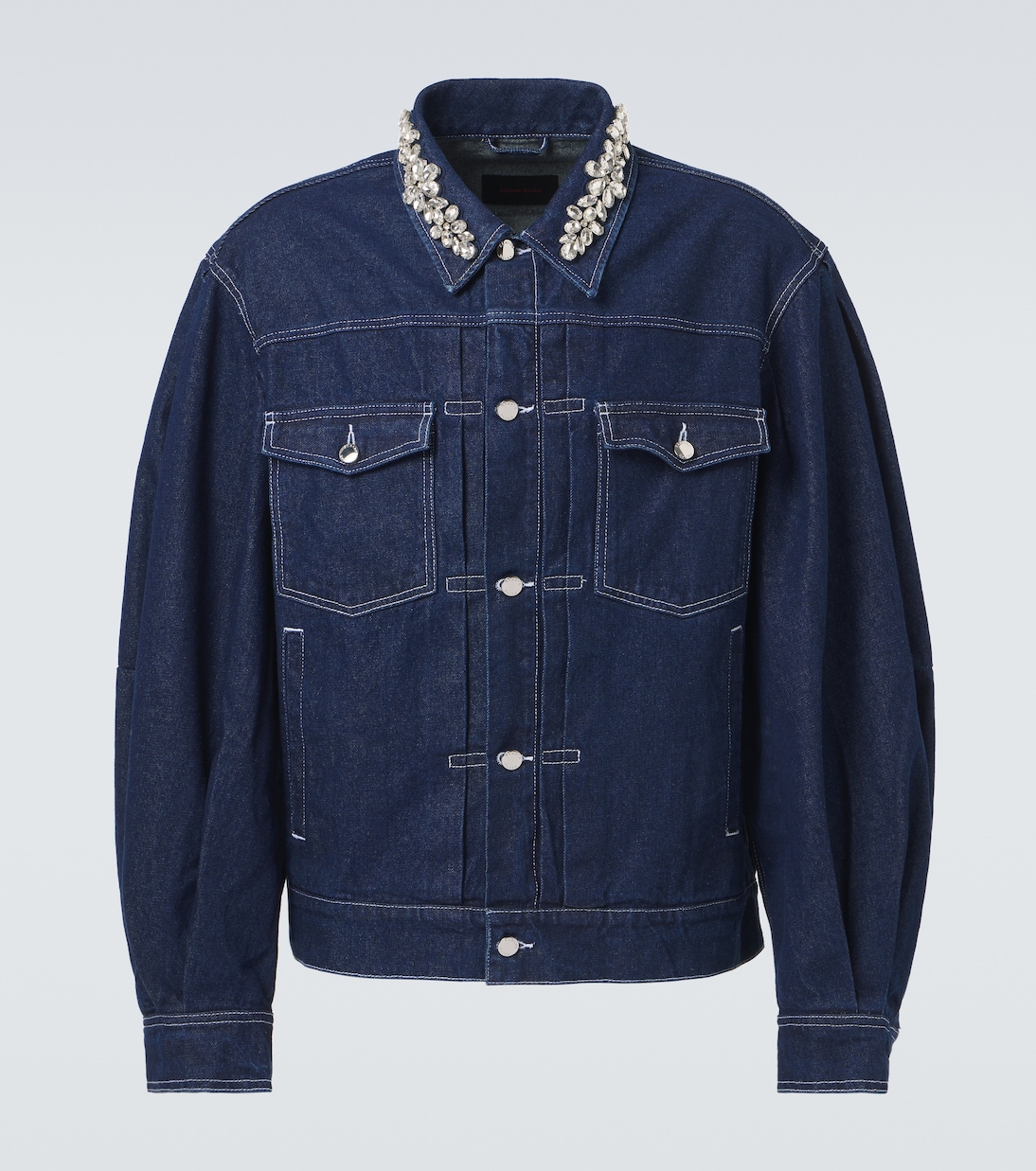 Jeansjacke mit Kristallen | Simone Rocha