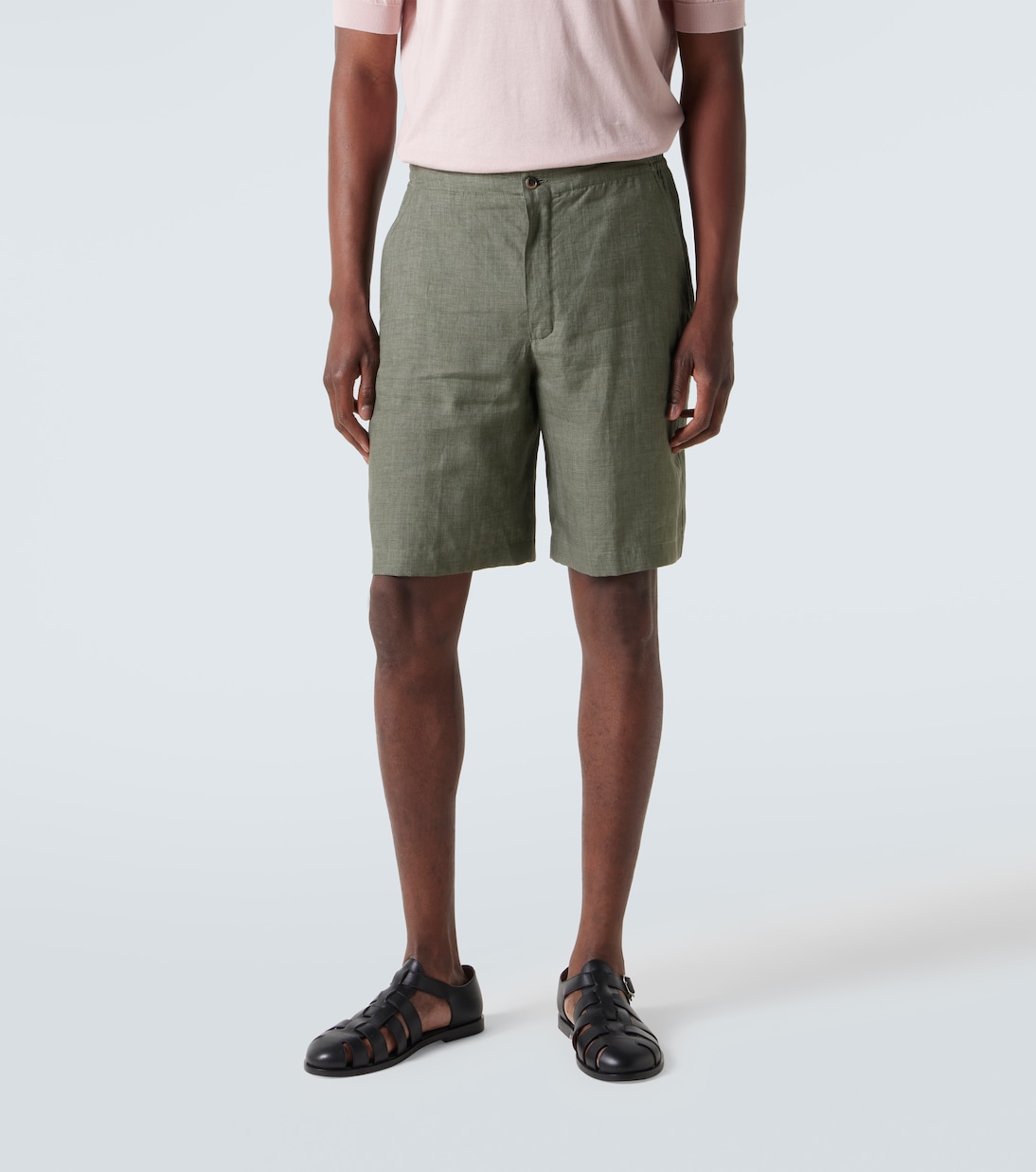 Nolan linen Bermuda shorts | Loro Piana