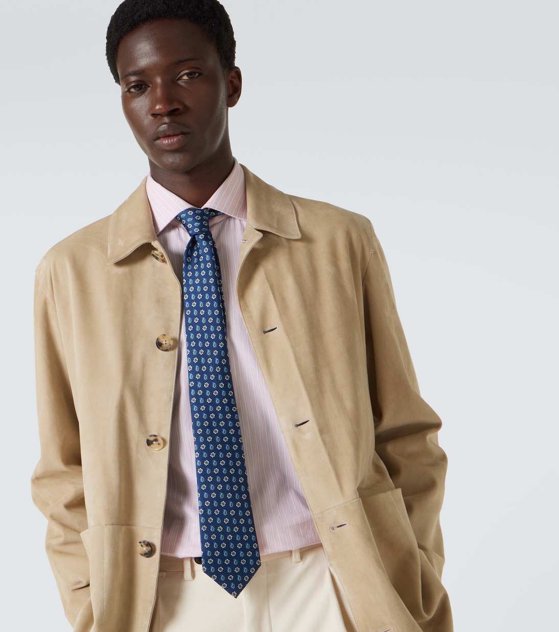Cravatta in seta con stampa | Kiton