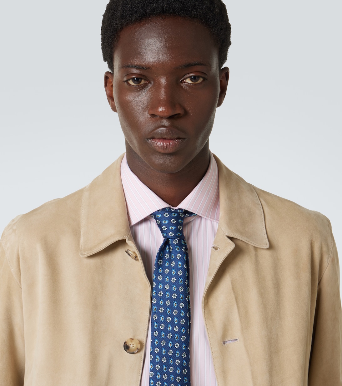 Cravatta in seta con stampa | Kiton